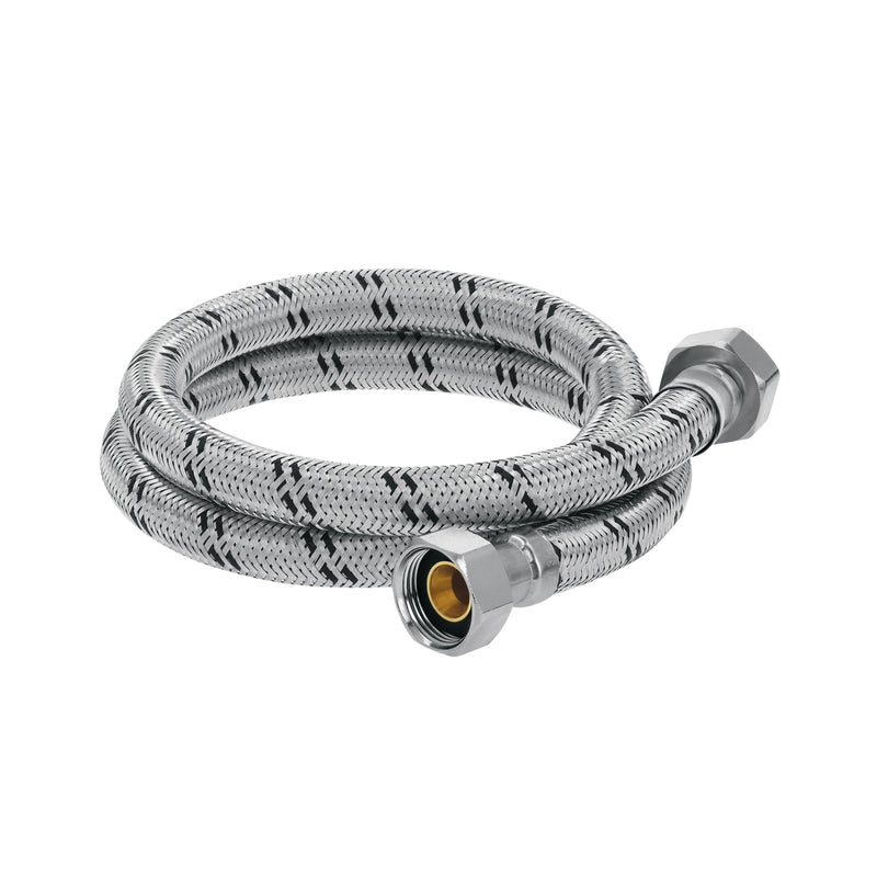 Manguera para boiler, acero inox, 3/4'x3/4', 100 cm, Foset