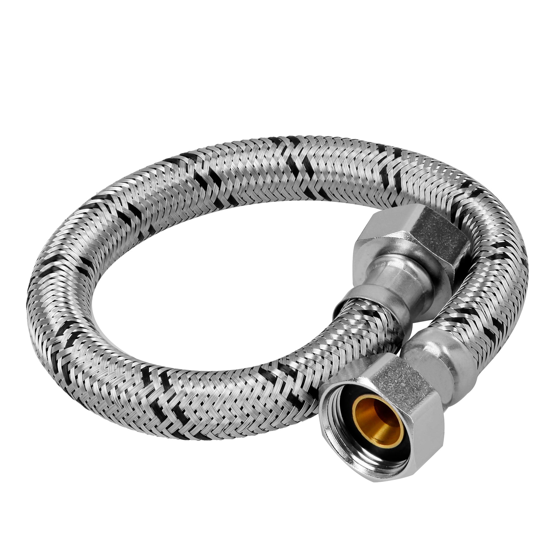 Manguera de hule, 3/4x3/4", 40cm, acero, usos generales