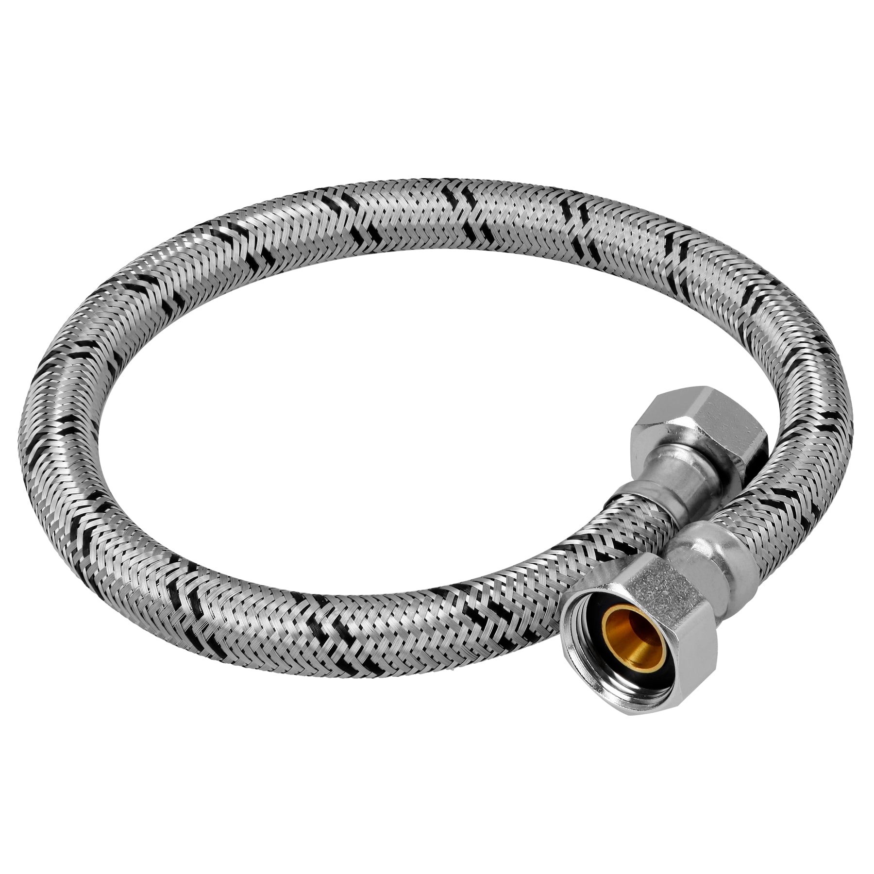 Manguera de hule, 3/4x3/4", 60cm, acero, usos generales