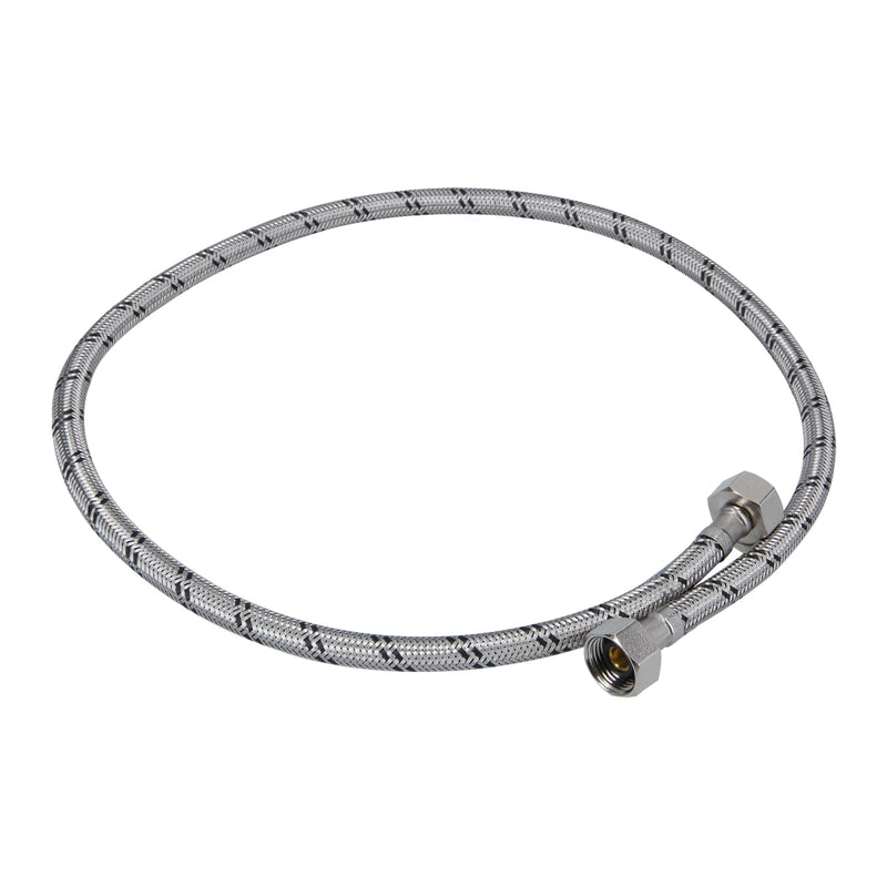 Manguera de hule, 100 cm, acero inoxidable, usos generales