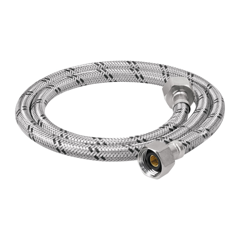 Manguera de hule, 100 cm, acero inoxidable, usos generales