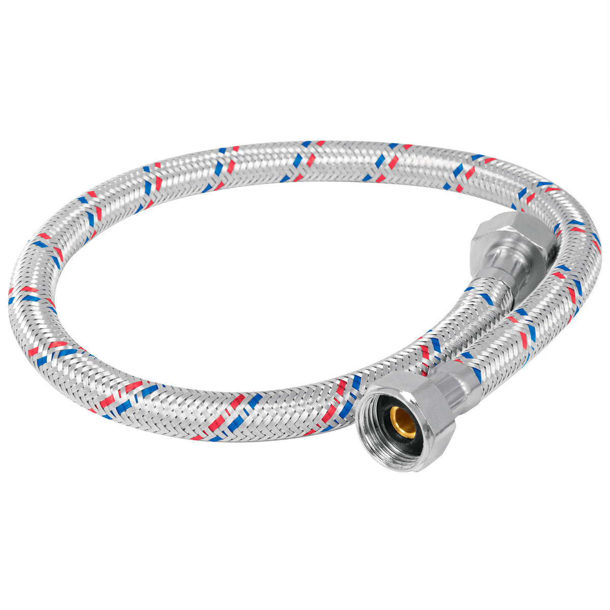 Manguera flexible para fregadero, 55cm,aluminio, Foset Basic
