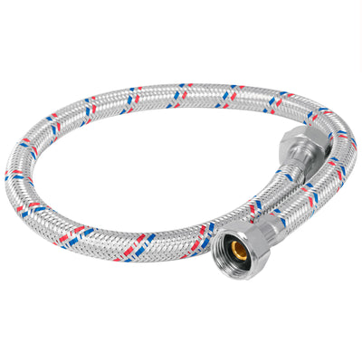 Manguera flexible para fregadero, 55cm,aluminio, Foset Basic