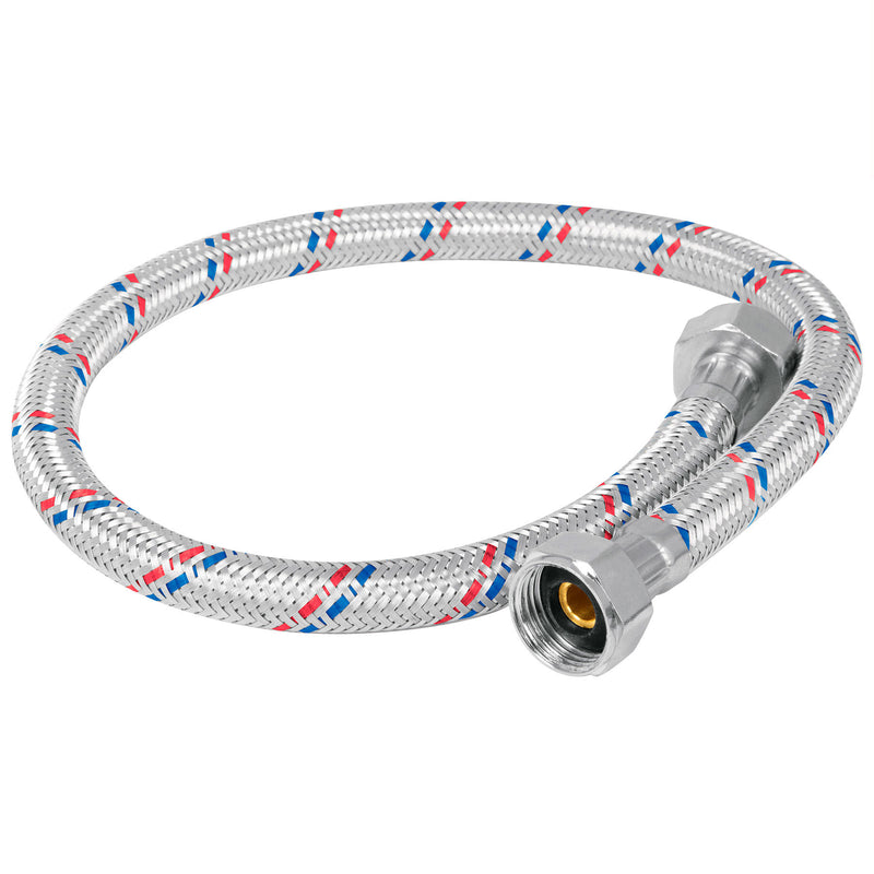 Manguera flexible para fregadero, 55cm,aluminio, Foset Basic