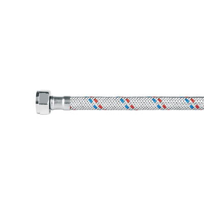 Manguera flexible para fregadero, 55cm,aluminio, Foset Basic