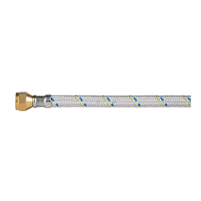 Manguera de hule, 100 cm, revestida aluminio, usos generales