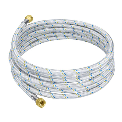 Manguera de hule, 500 cm, revestida de aluminio