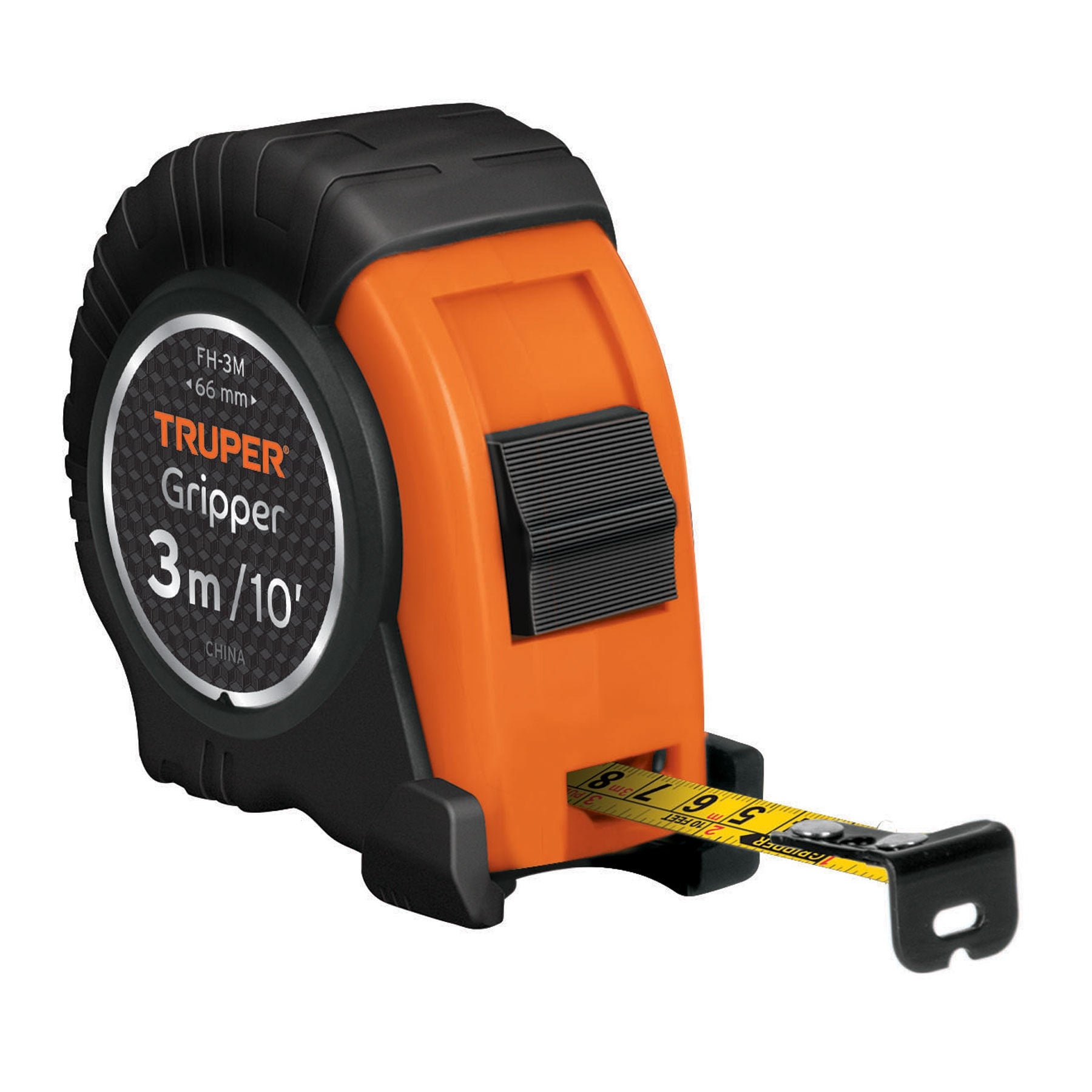 Flexómetro Gripper, contra impacto, 3 m, cinta 13 mm
