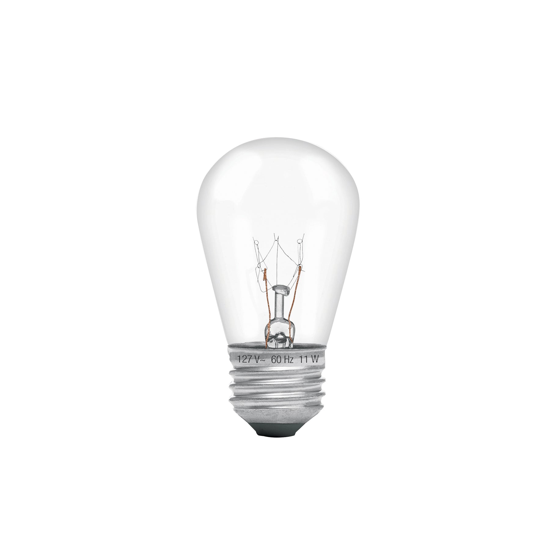 Lámpara incandescente S14 de 11 W, 2200 K, E26/E27