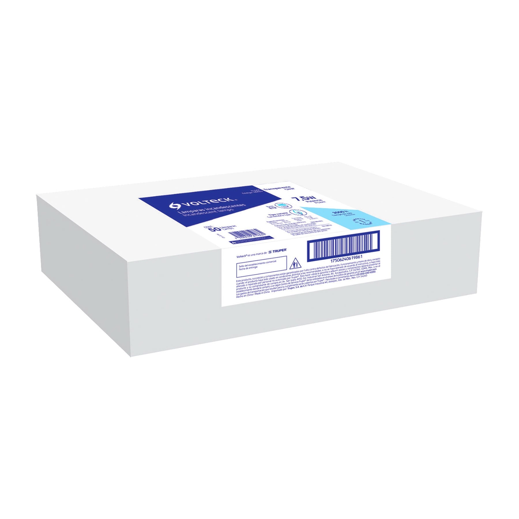 Focos incandescentes transparentes,base E12,7.5watts, 50pzas