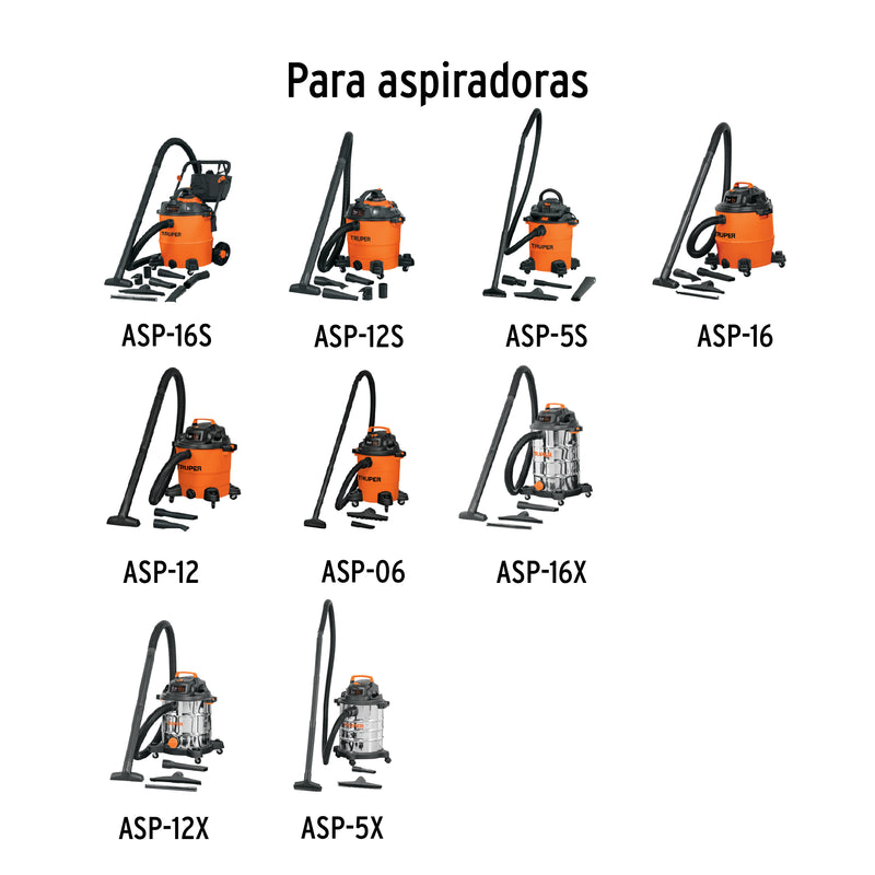 Filtro de cartucho para aspiradora ASPI-12 Y ASPI-16
