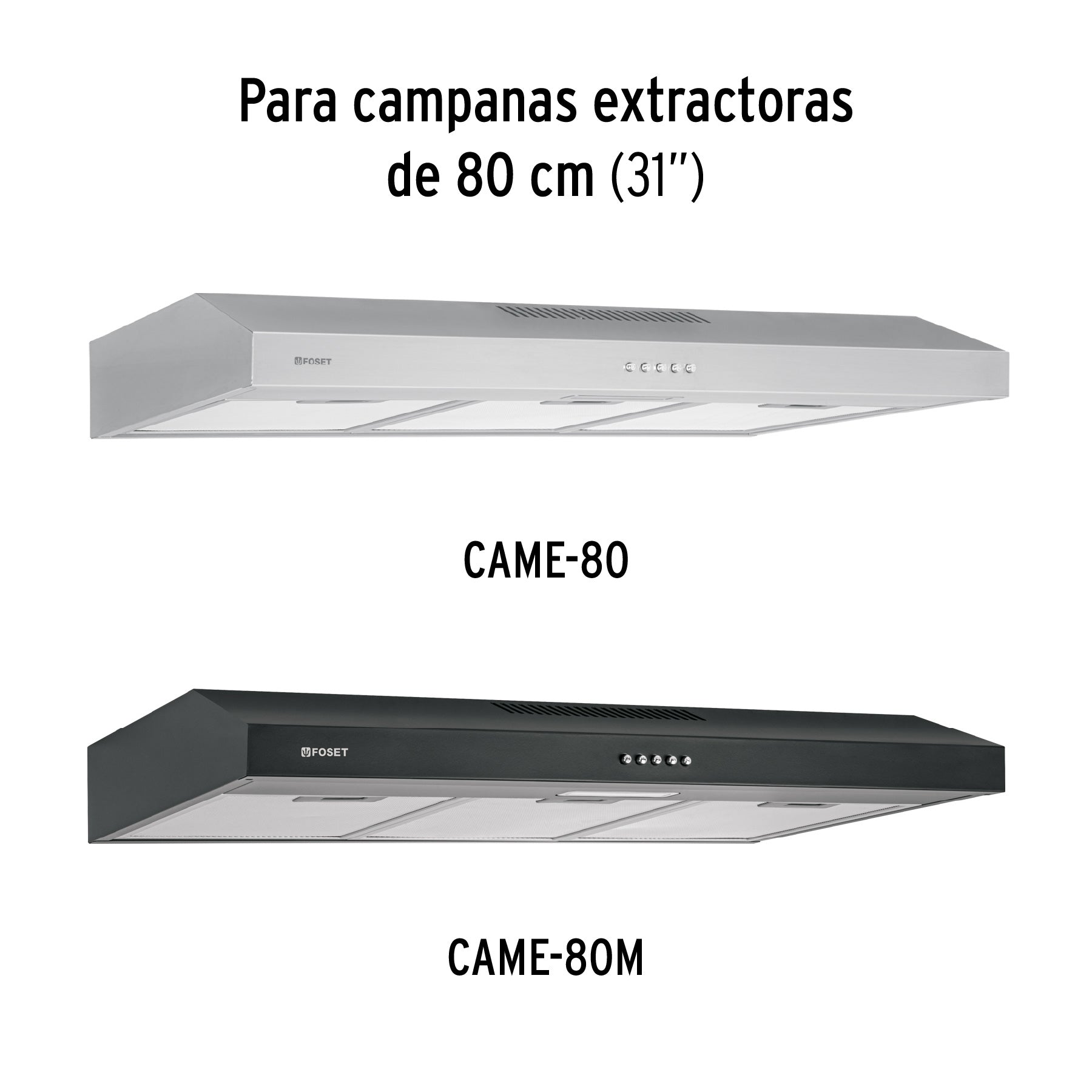 Filtro de carbón para campanas CAME-80/60