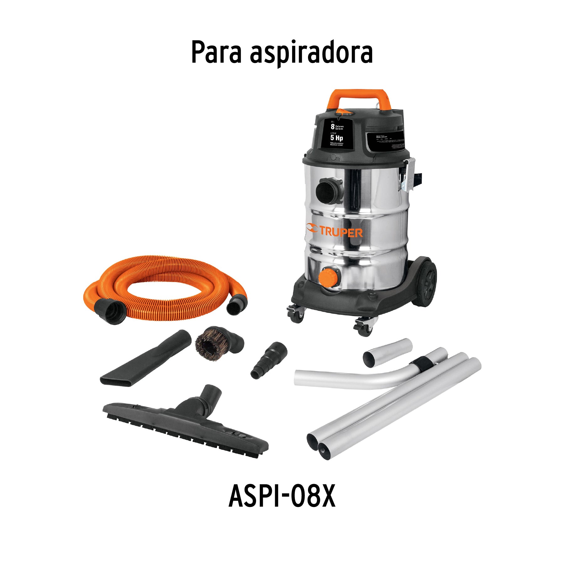 Filtro de papel para aspiradora ASPI-08X