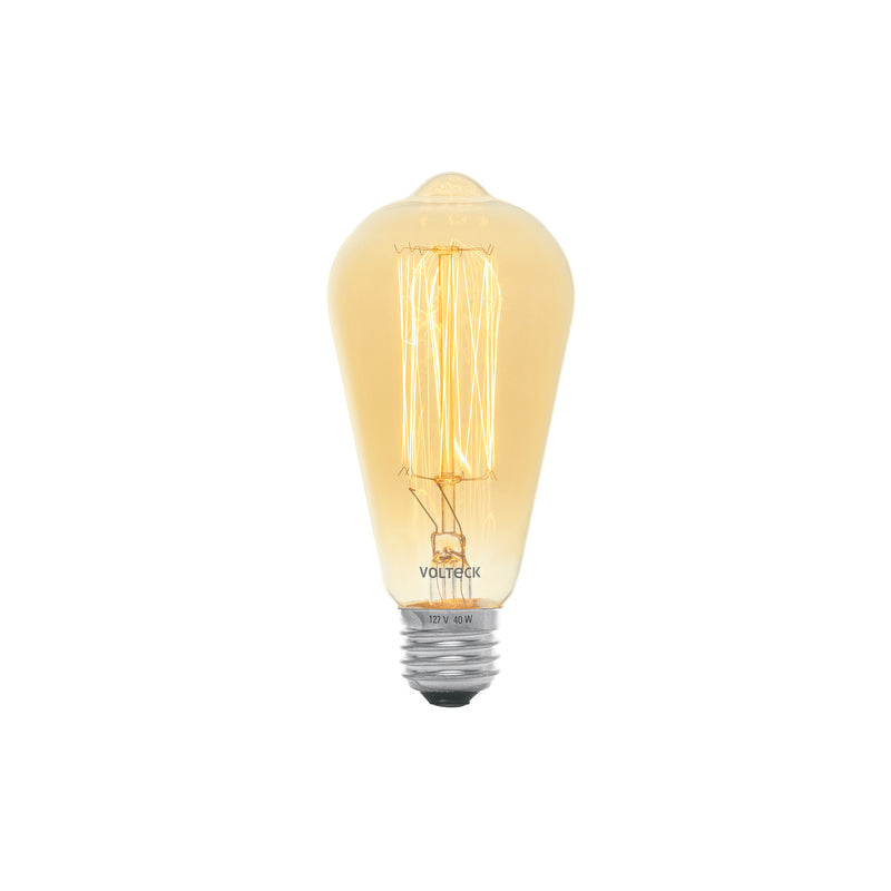 Lámpara incandescente vintage, 40W, Edison