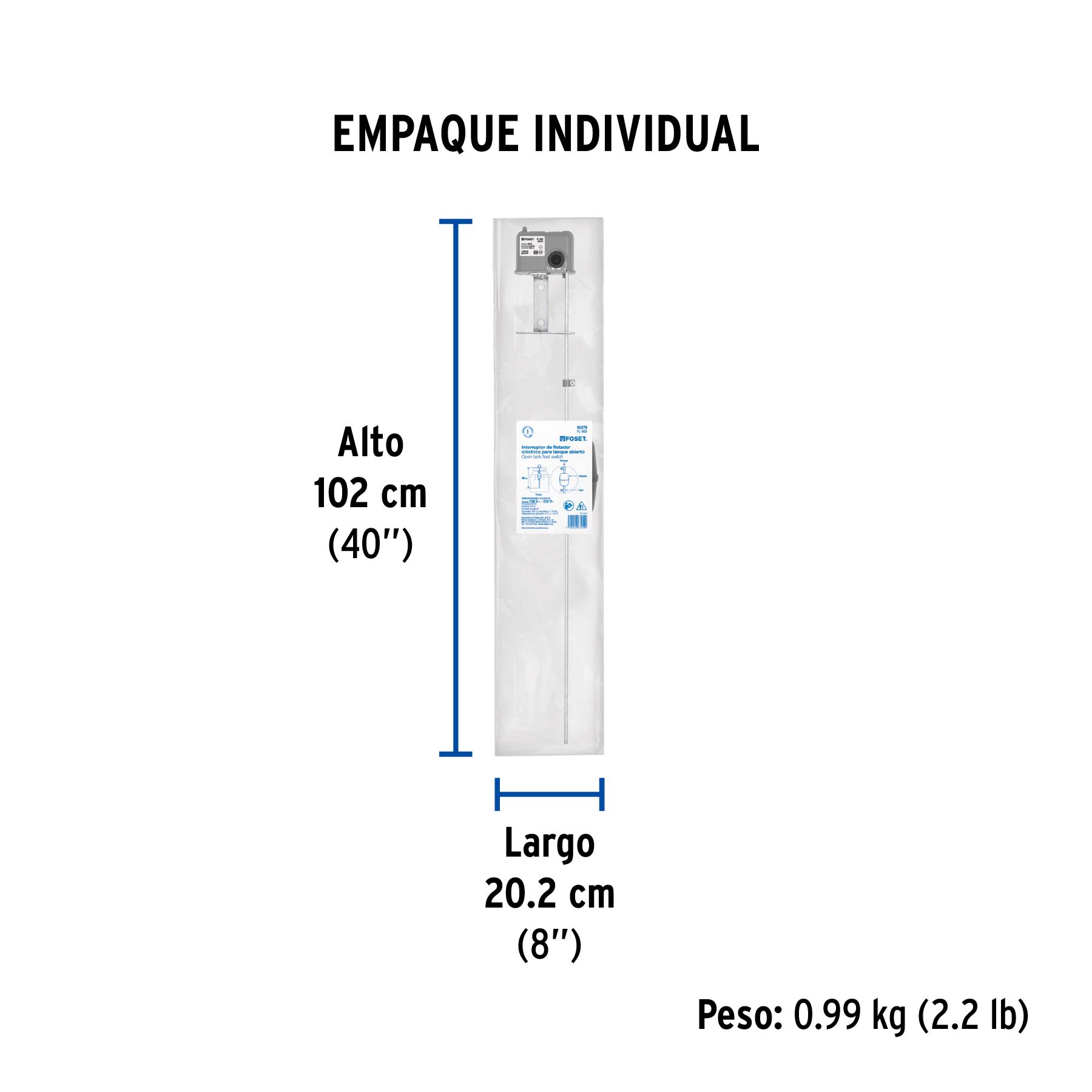 Interruptor eléctrico para flotador