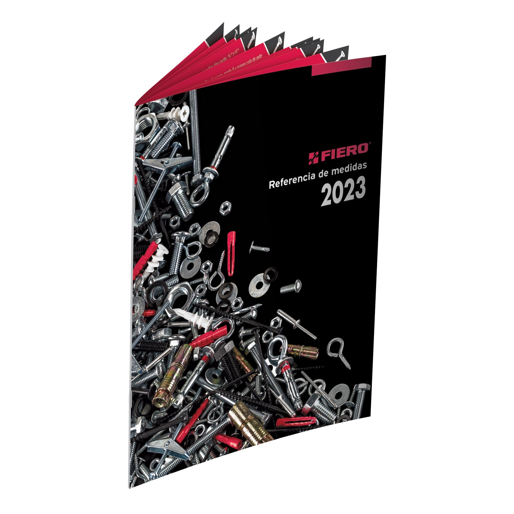 Muestrario de referencia para medidas de tornillería 2023 sustituto 68006