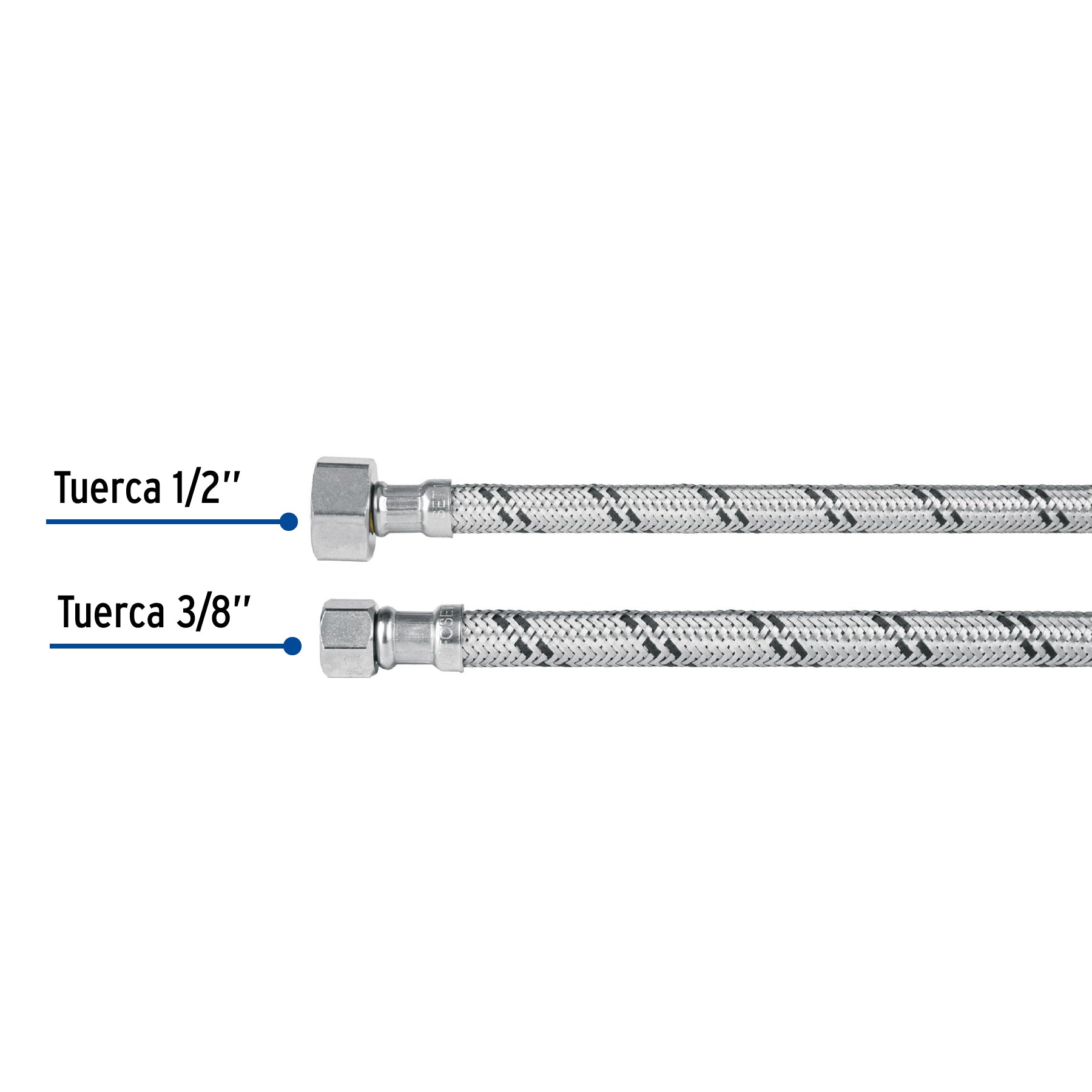 Manguera de hule, 30 cm, acero, Latam , usos generales