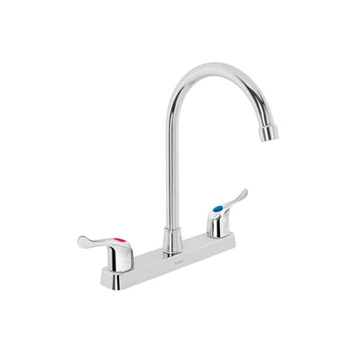 Mezcladora de ABS p/fregadero, cuello alto, palanca, Basic