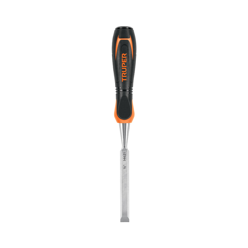 Formón, mango comfort grip, 1/2"