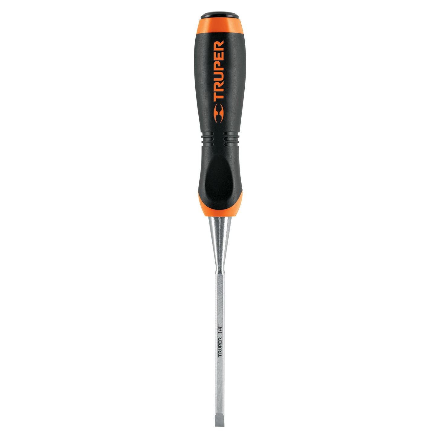 Formón, mango comfort grip, 1/4"