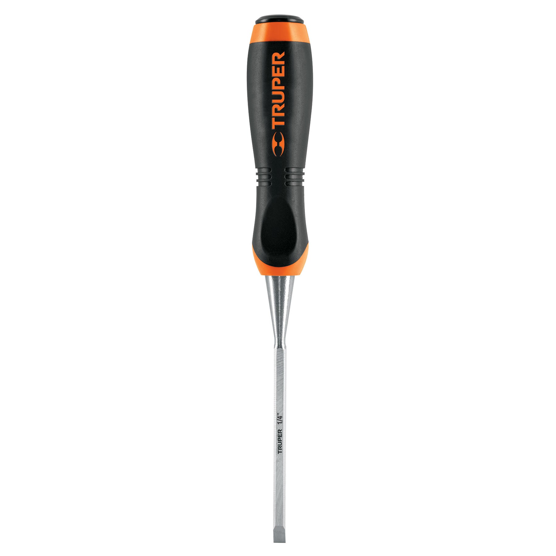 Formón, mango comfort grip, 1/4"