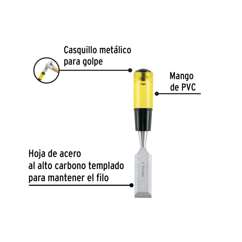 Formón 1", pretul