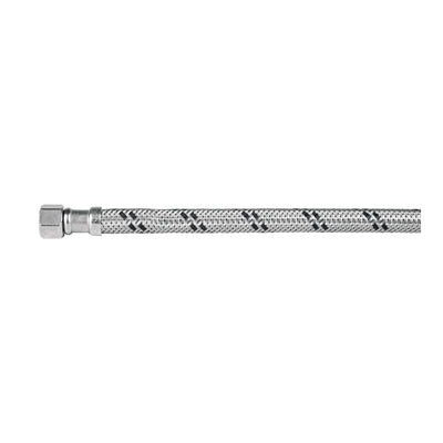 Manguera 'T' lavabo/fregadero,acero inox,3/8'x1/2'x1/2',55cm