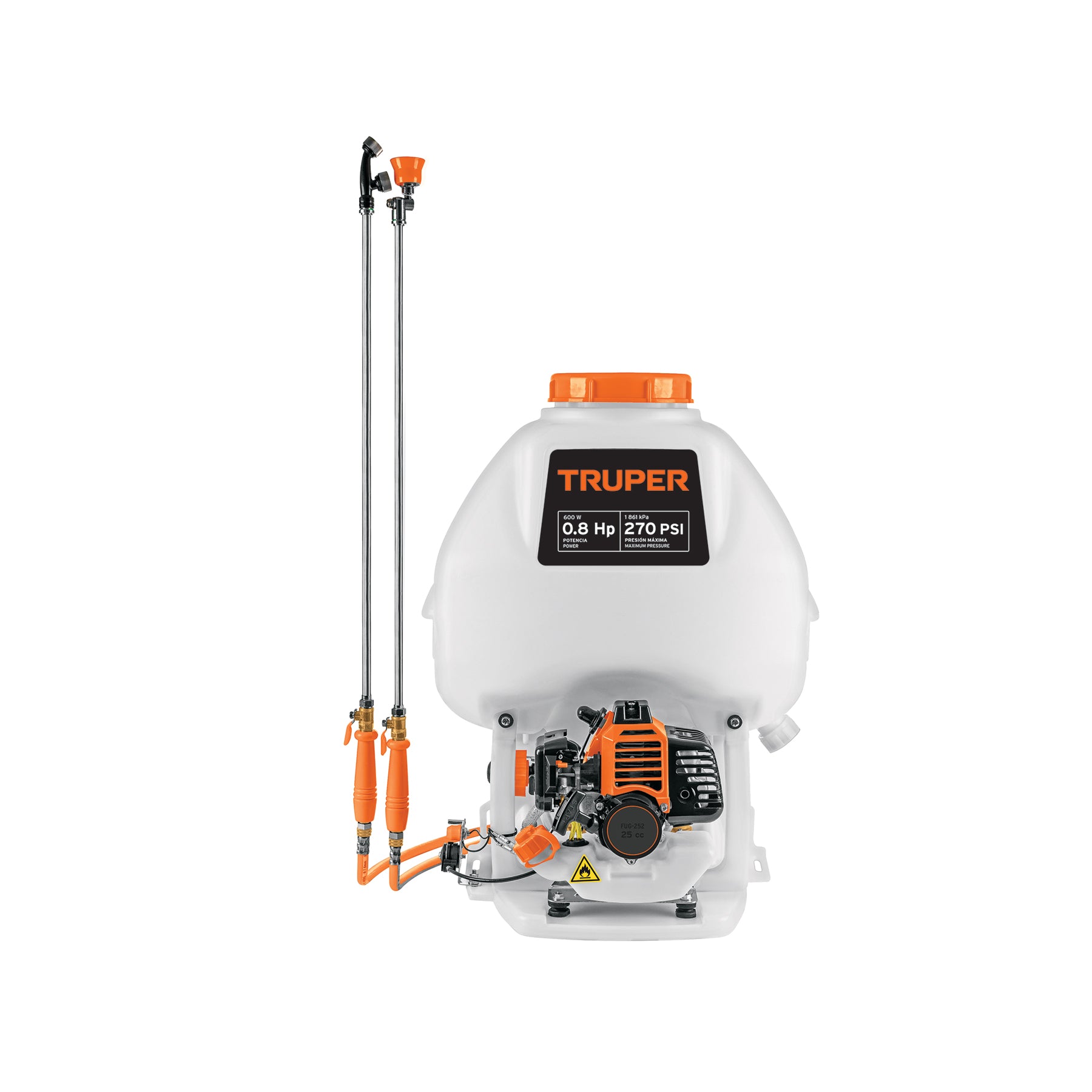 Fumigador a gasolina, 2 tiempos, 25 lts