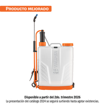 Fumigador de mochila, 16 litros