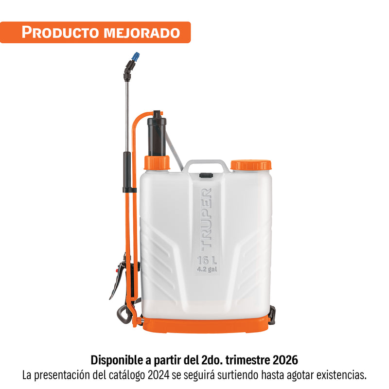 Fumigador de mochila, 16 litros