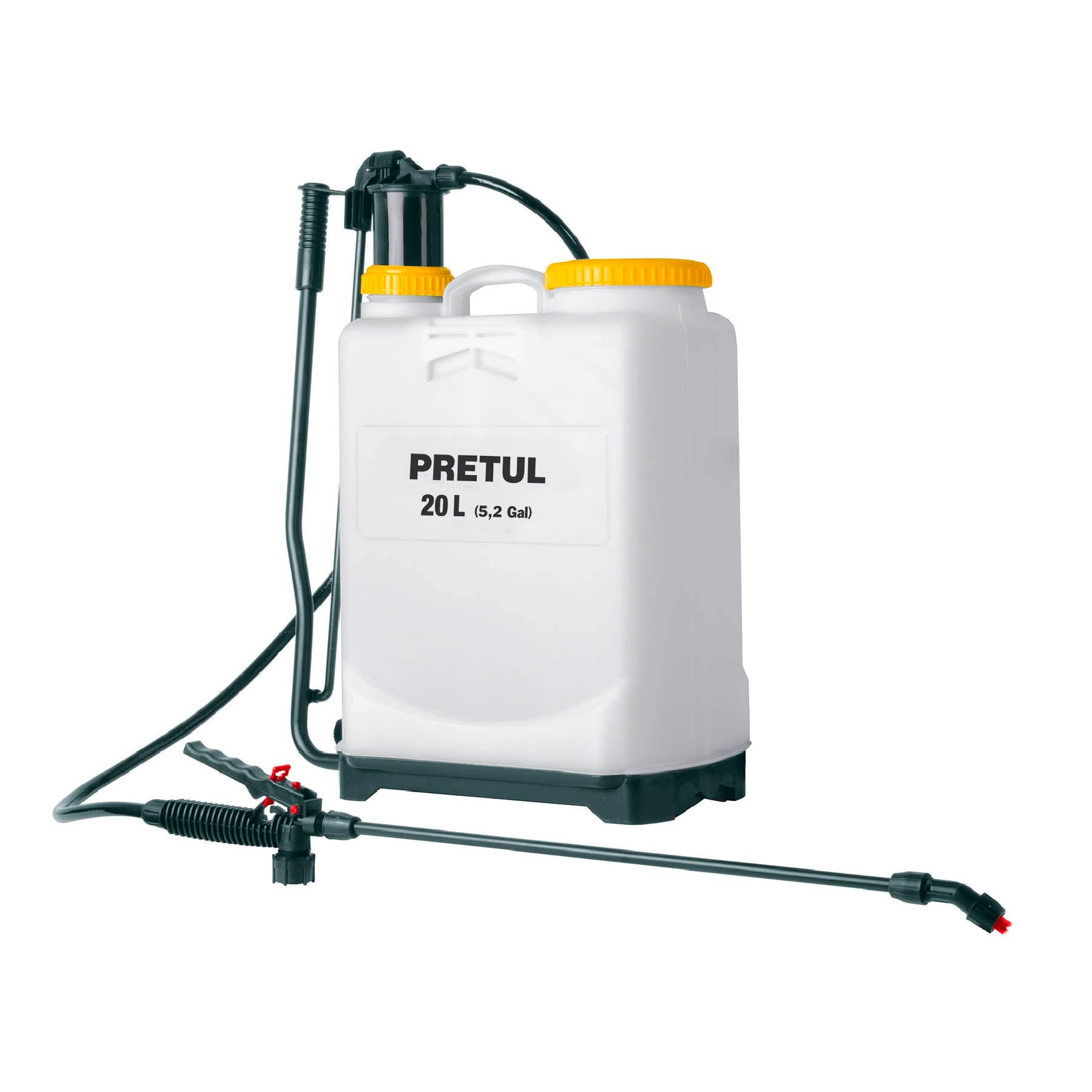 Fumigador de mochila, 20 lts, Pretul