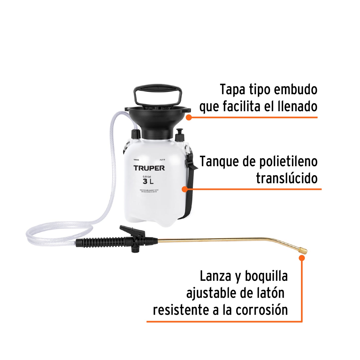 Fumigador, 3 L (0.8 gal )