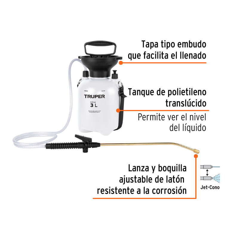 Fumigador, 3 L (0.8 gal )