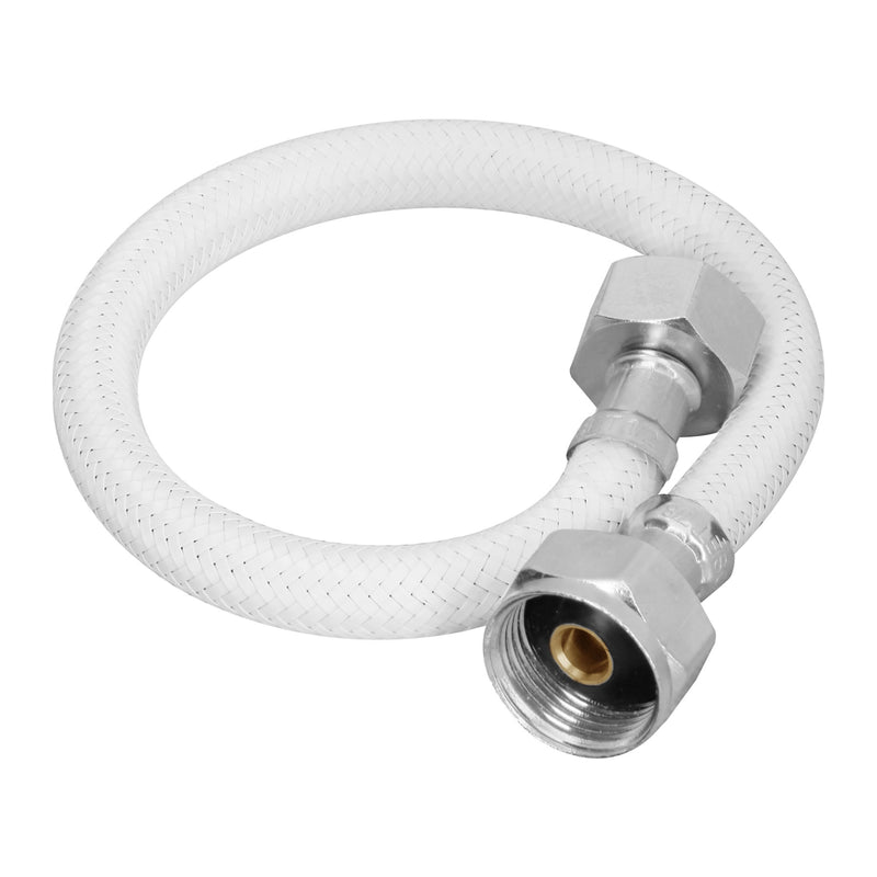Manguera hule para WC, 35 cm, vinilo blanca, usos generales