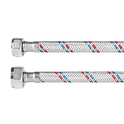 Manguera flexible para WC, 35 cm, aluminio, Foset basic