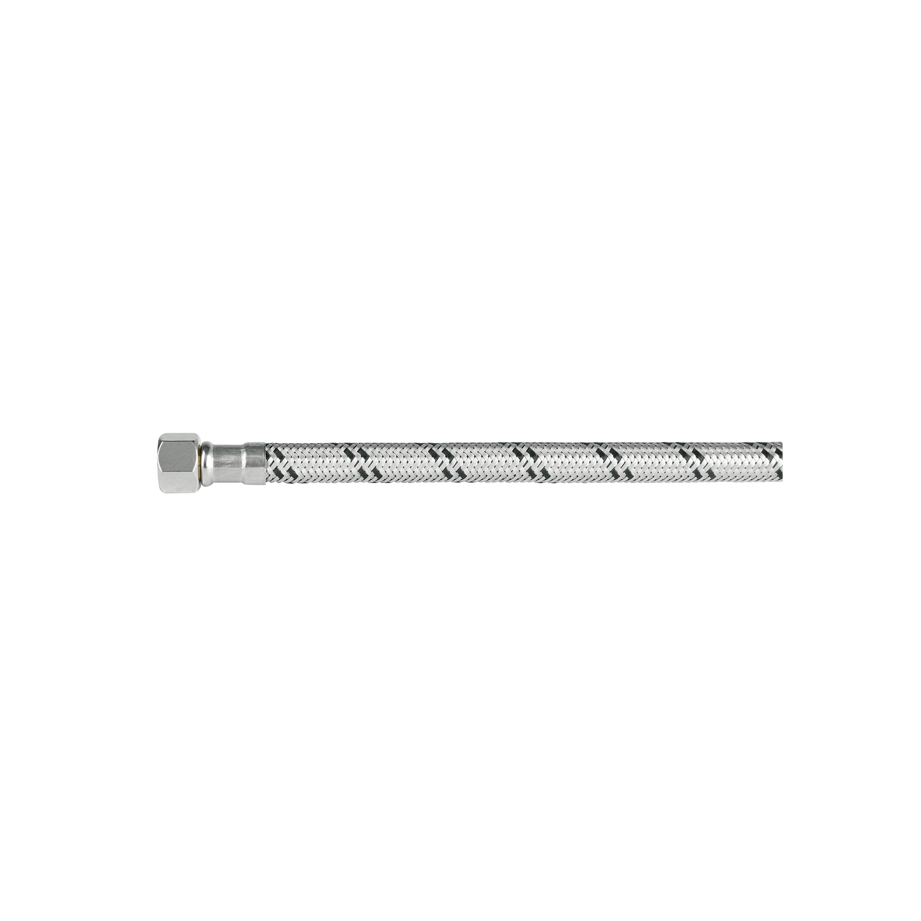 Manguera p/WC, acero inox, 3/8' x 7/8', 40 cm, Foset