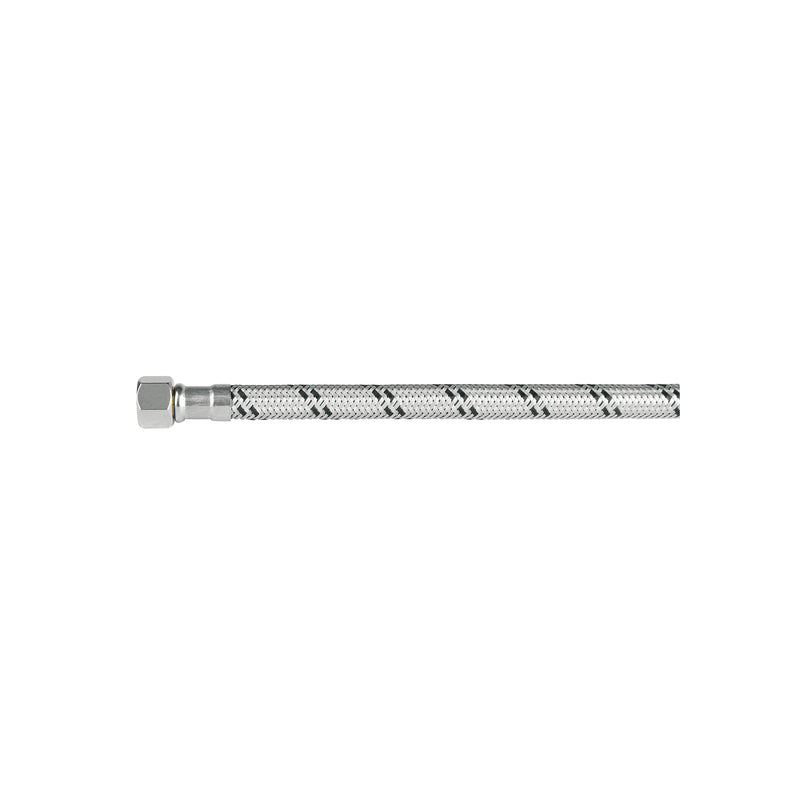Manguera p/WC, acero inox, 3/8' x 7/8', 40 cm, Foset