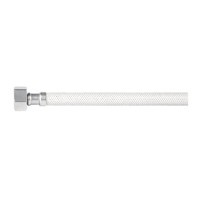 Manguera hule, 35cm,blanca,conector plástico, usos generales