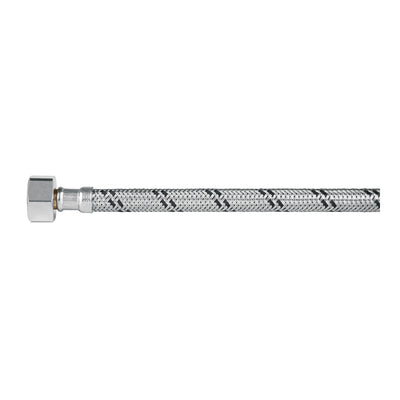 Manguera hule, 35cm,acero,conector plástico, usos generales
