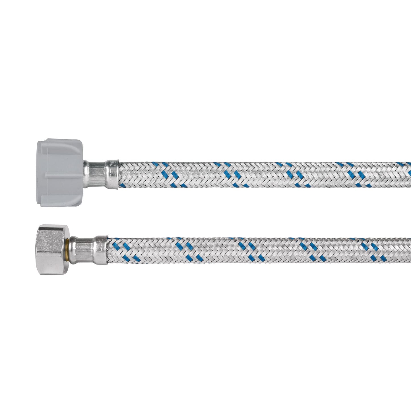 Manguera hule,35cm,aluminio,conector plástico,usos generales