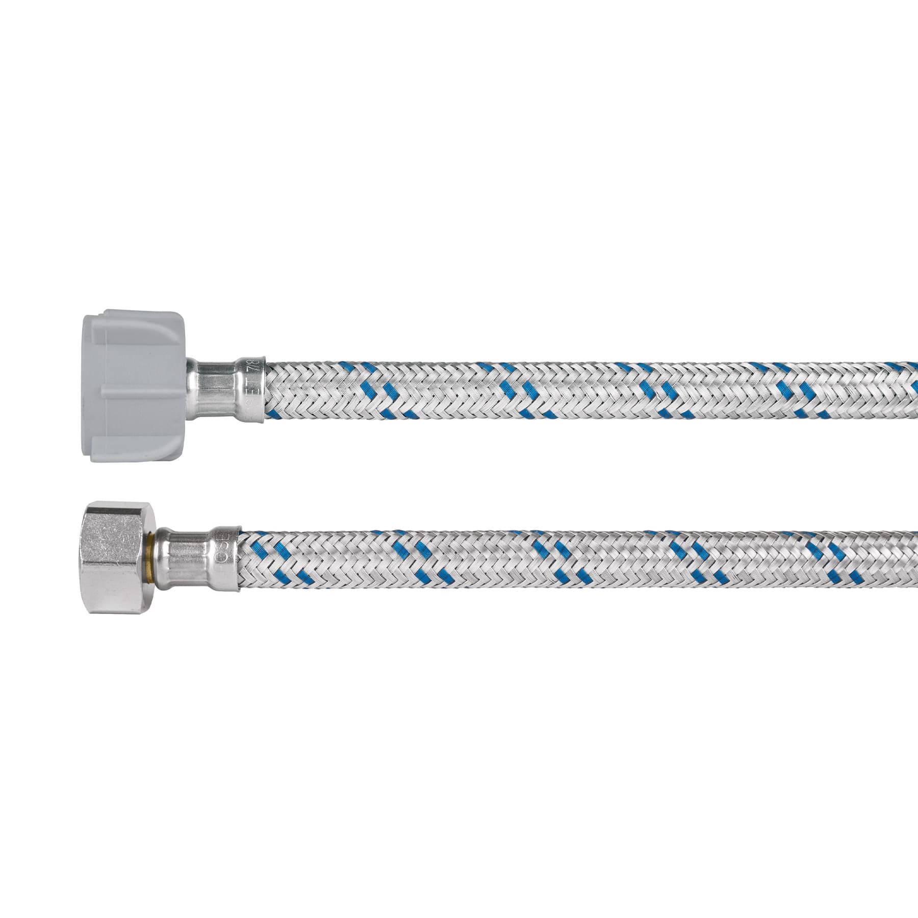Manguera hule,35cm,aluminio,conector plástico,usos generales
