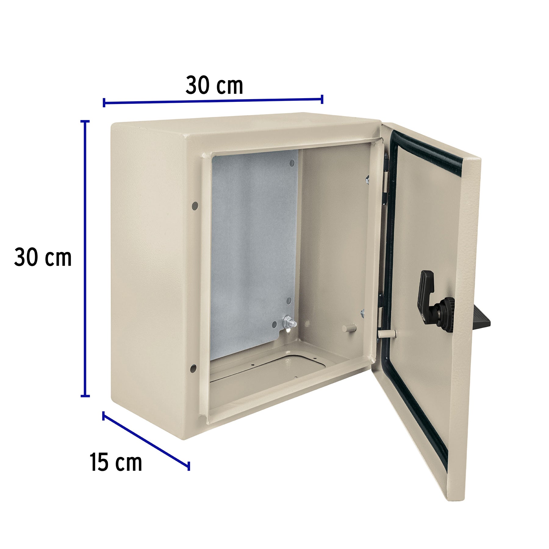 Gabinete metálico, 300 x 300 mm, Volteck