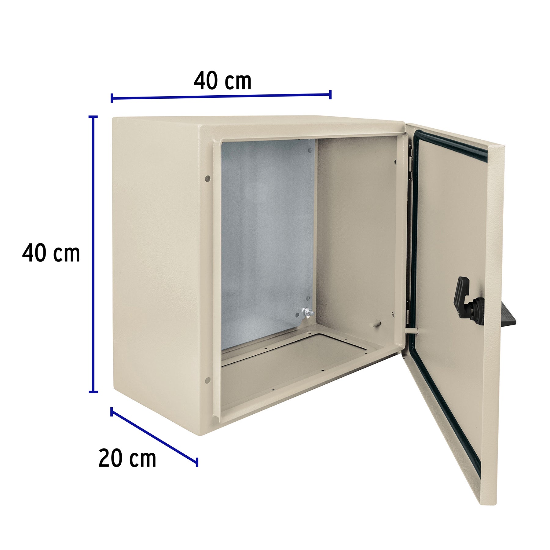 Gabinete metálico, 400 x 400 mm, Volteck