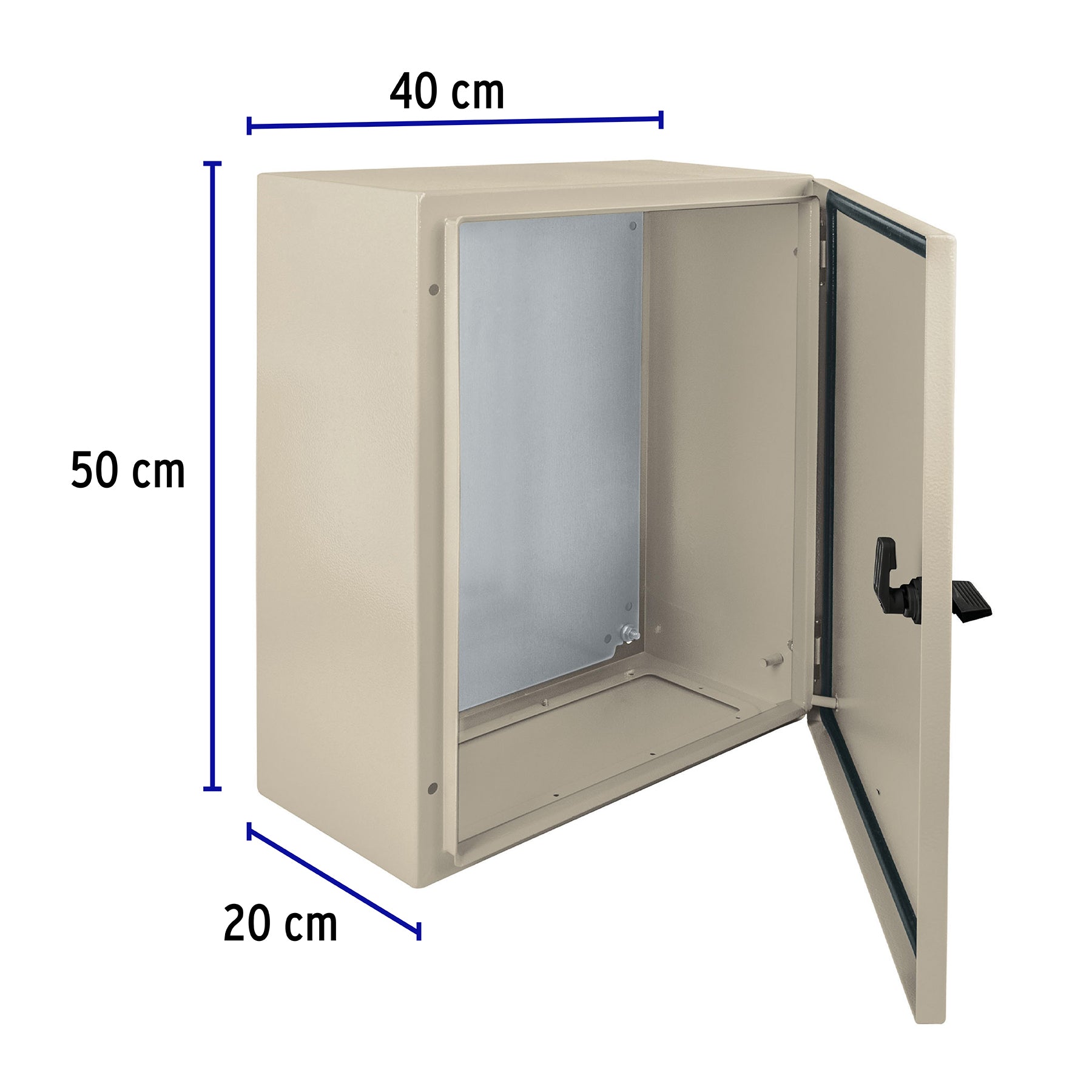 Gabinete metálico, 500 x 400 mm, Volteck