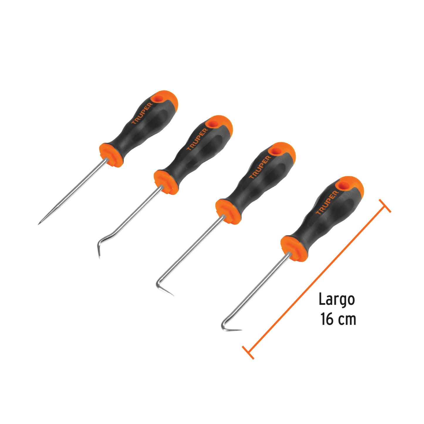 Ganchos multiusos, set 4 piezas