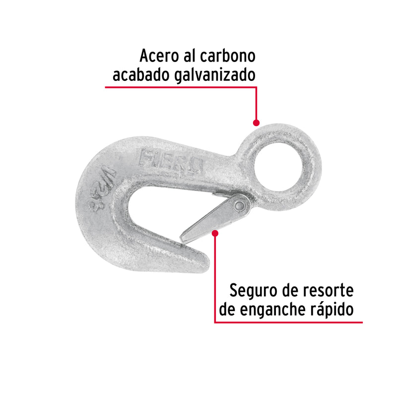 Gancho eslinga para cable de 3/4"