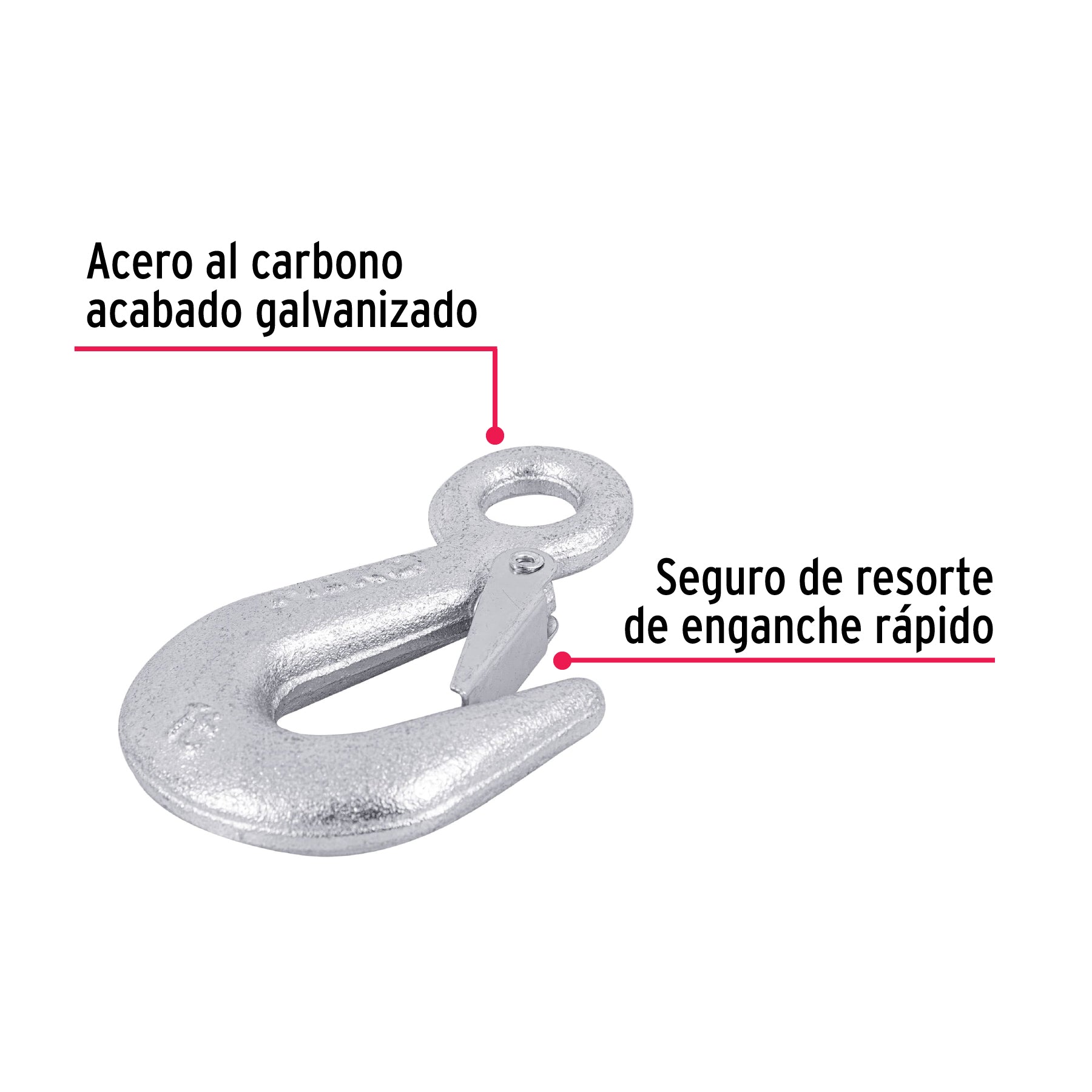 Gancho eslinga para cable de 5/8"