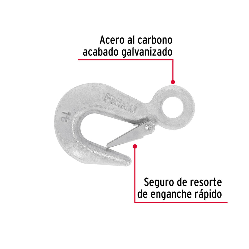 Gancho eslinga para cable de 5/8"
