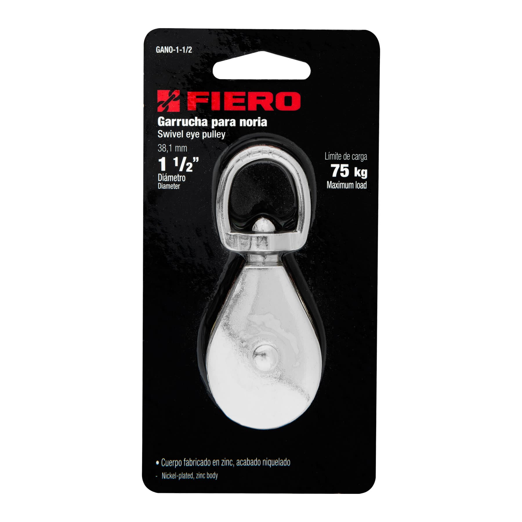 Garrucha para noria de 1 1/2"