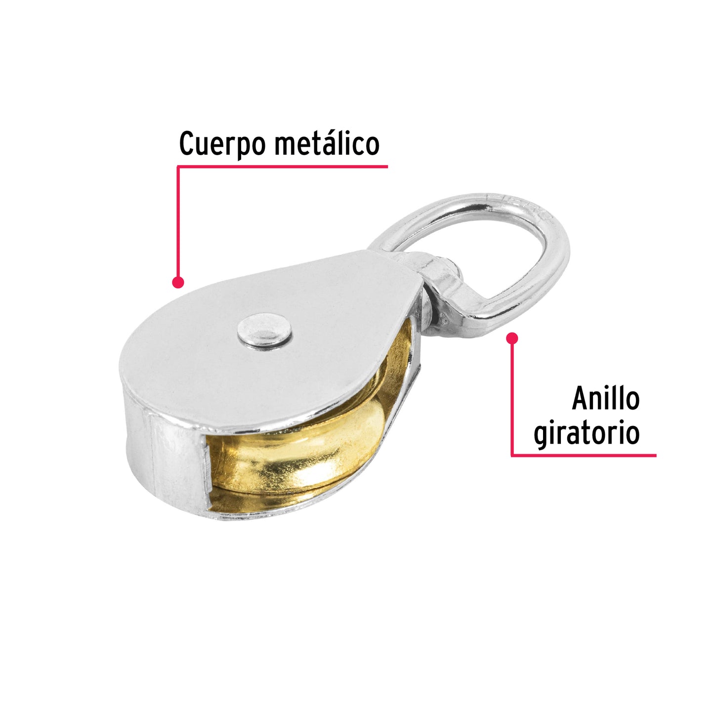Garrucha para noria de 1 1/2"